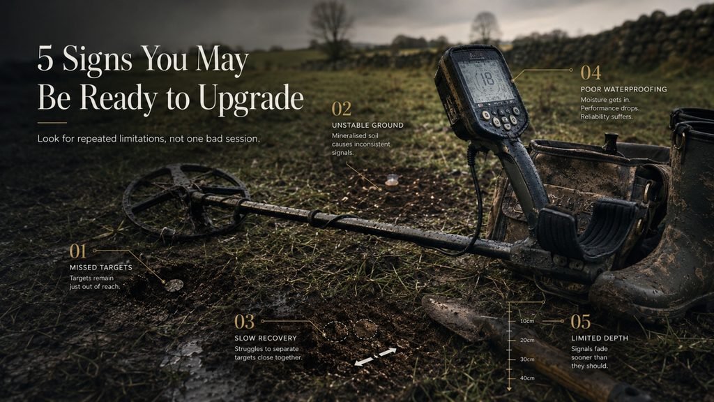 Five signs that a metal detector may be limiting detecting performance